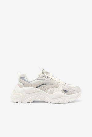 FILA Electrove Suede Sneakers White / White / Metal,Womens Shoes | CA.BXGPZY924